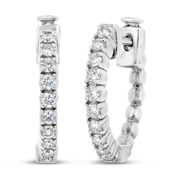 0.50ct Diamond Hoops